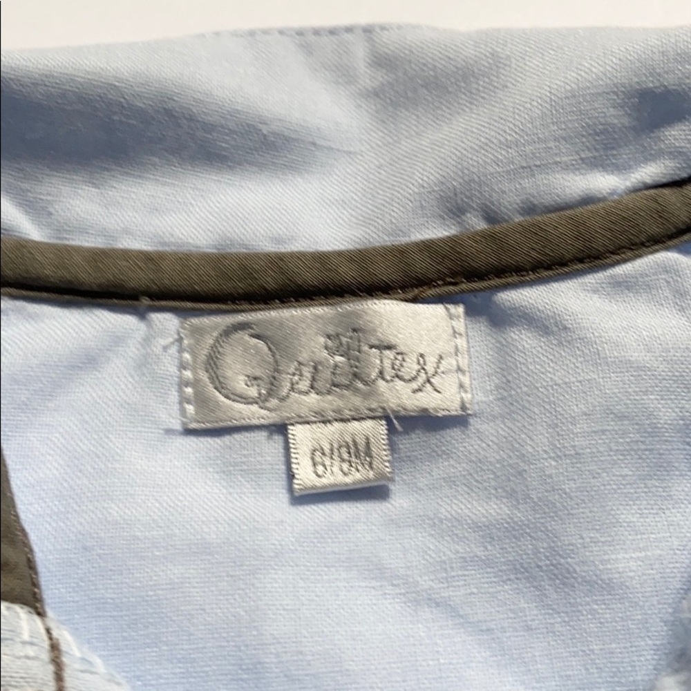Quiltex Infant Romper Chambray Blue One-Piece - Picture 3 of 7